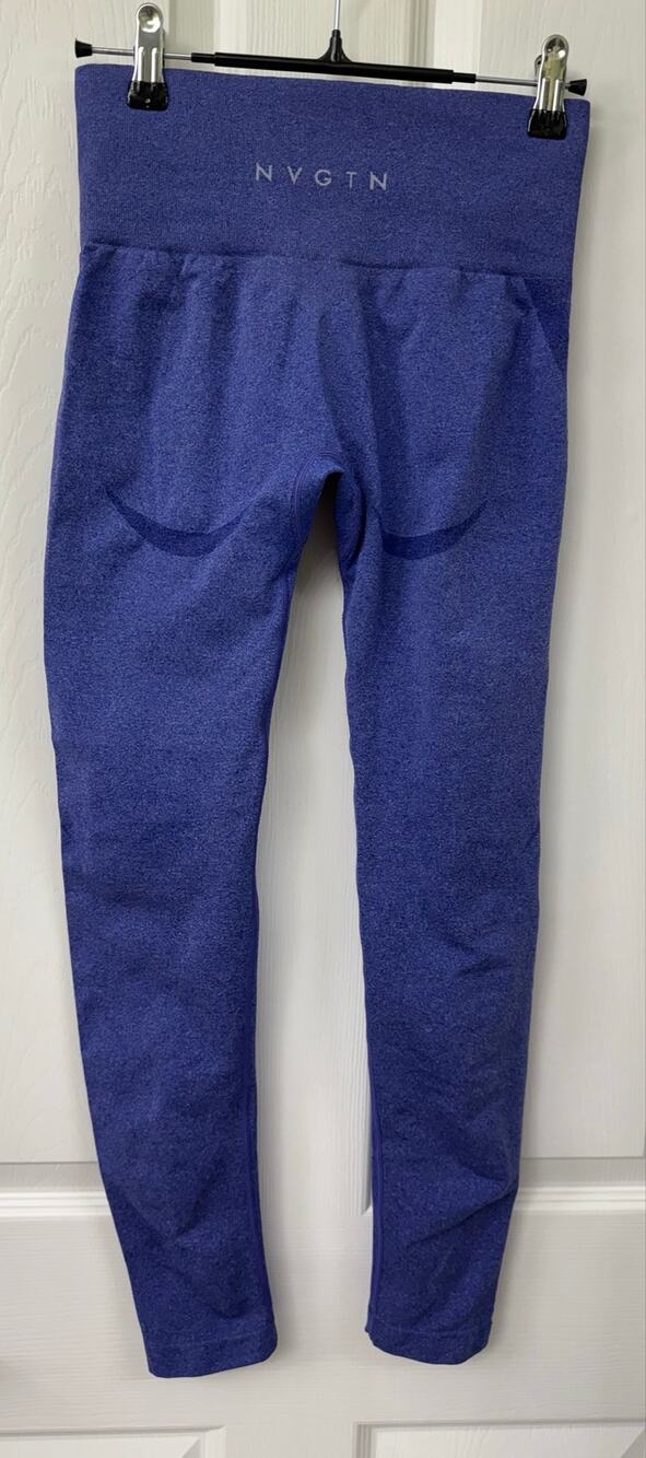 NVGTN Seamless Contour Leggings Workout Women’s Size Small Gymcore blue violet